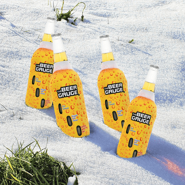Long neck stubby holder The Beer Gauge