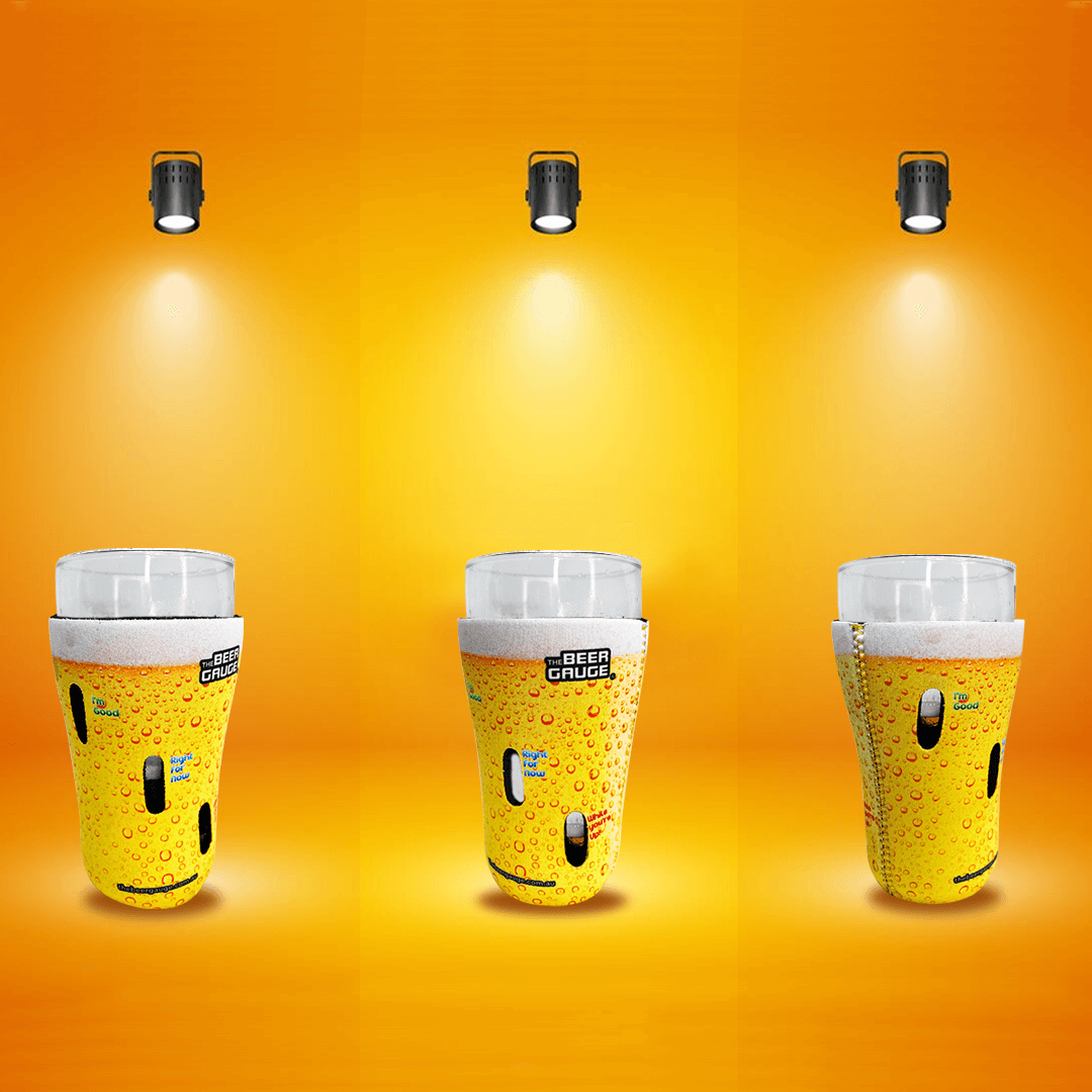 Beer glass stubby holder