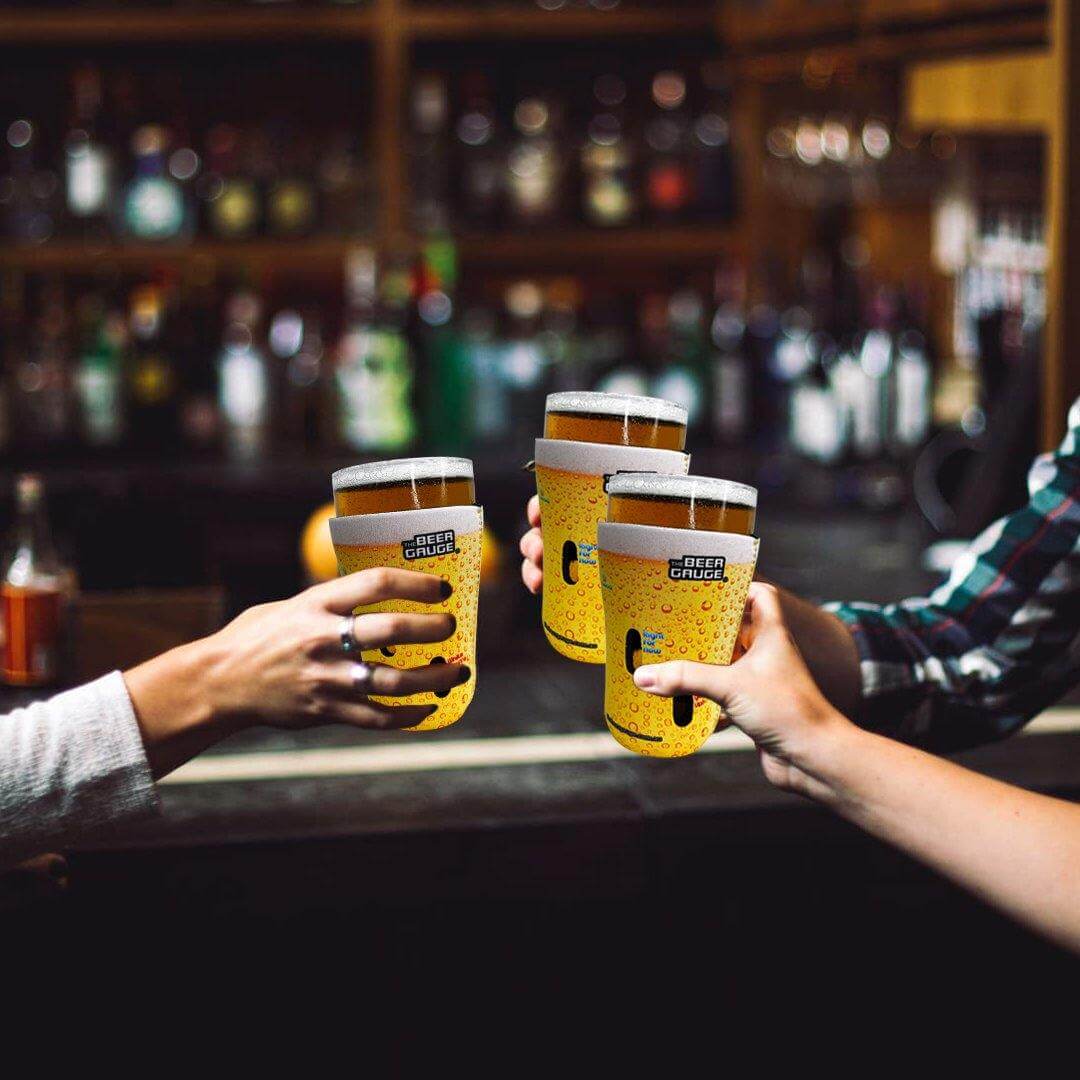 Schooner Glass Stubby Holder - Beer Gauge The Beer Gauge